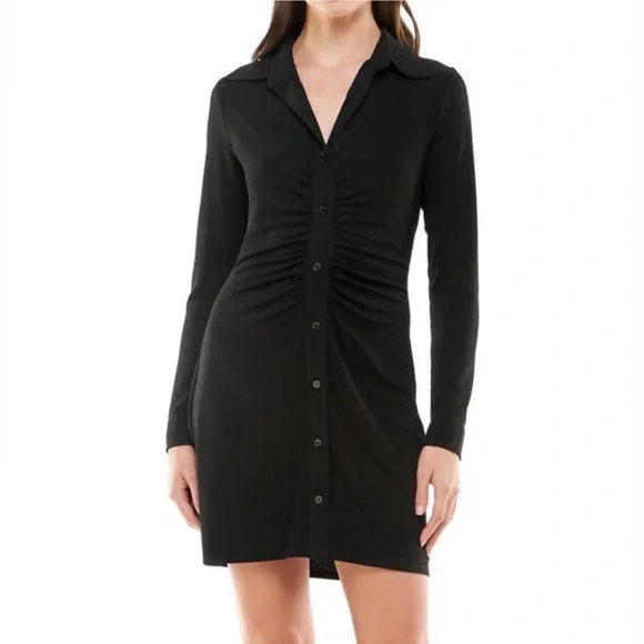 womens black cocktail dresses Rocking Bettie Black Tie the Knot Swing Dress - Small main image 1